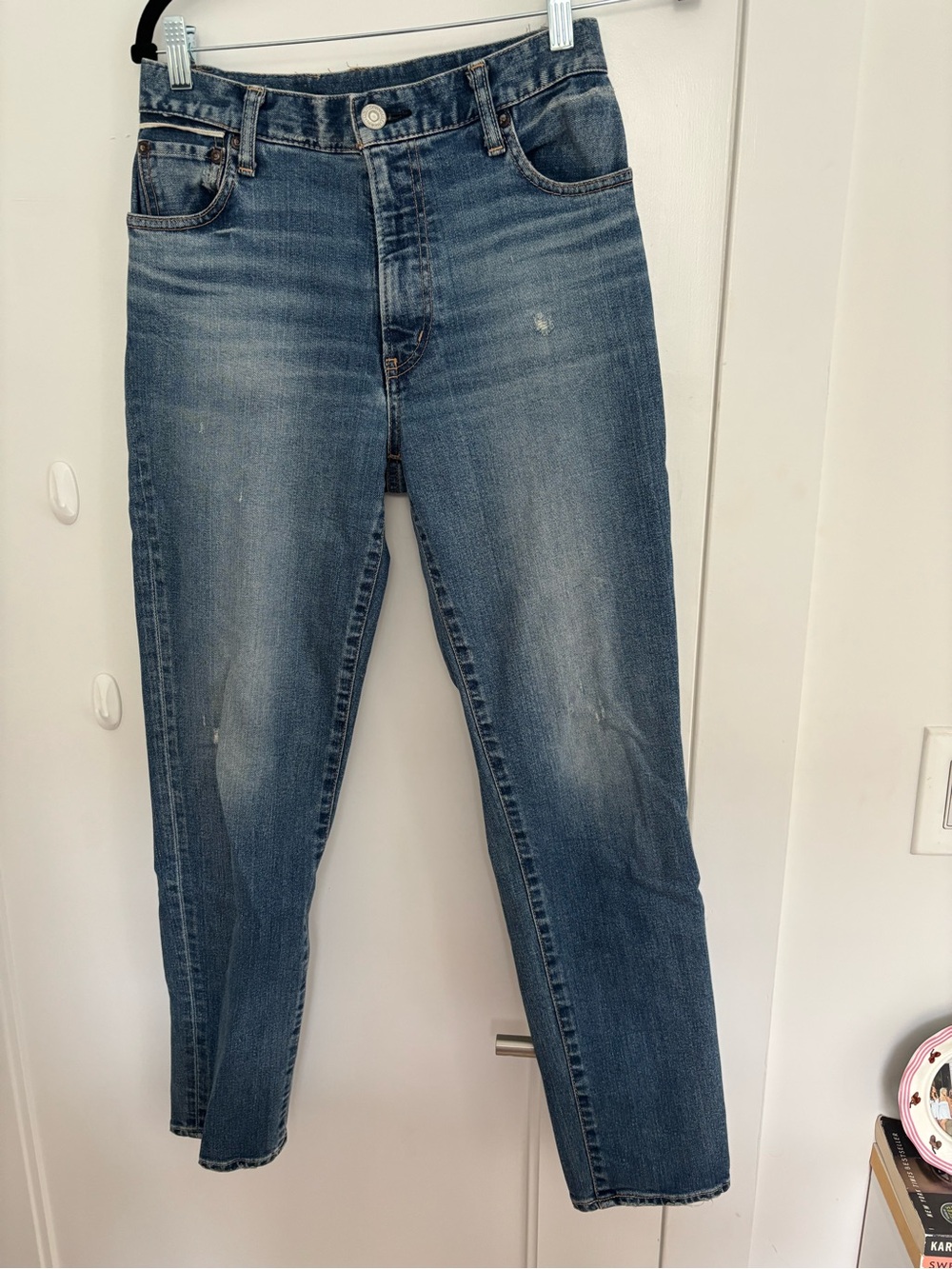 Moussy Faded Blue High-Rise Jeans